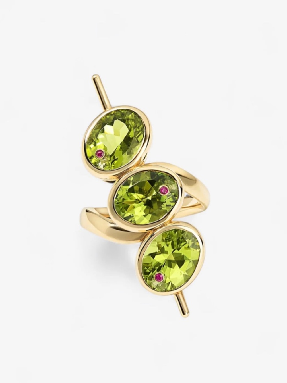 Cocktail Martini Olive Ring